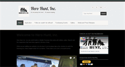 Desktop Screenshot of herohuntinc.org