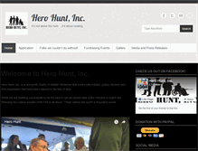 Tablet Screenshot of herohuntinc.org